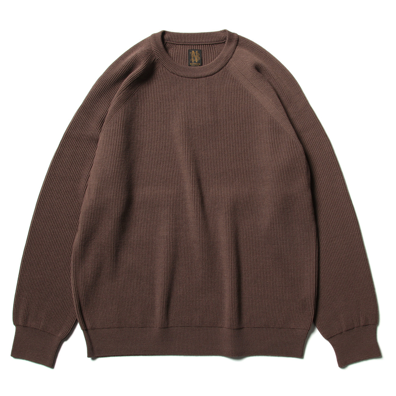 トップス BATONER HARD TWIST WOOL CREW NECK BATONER / バトナー | HARD TWIST WOOL CREW NECK (メンズ) - Pink