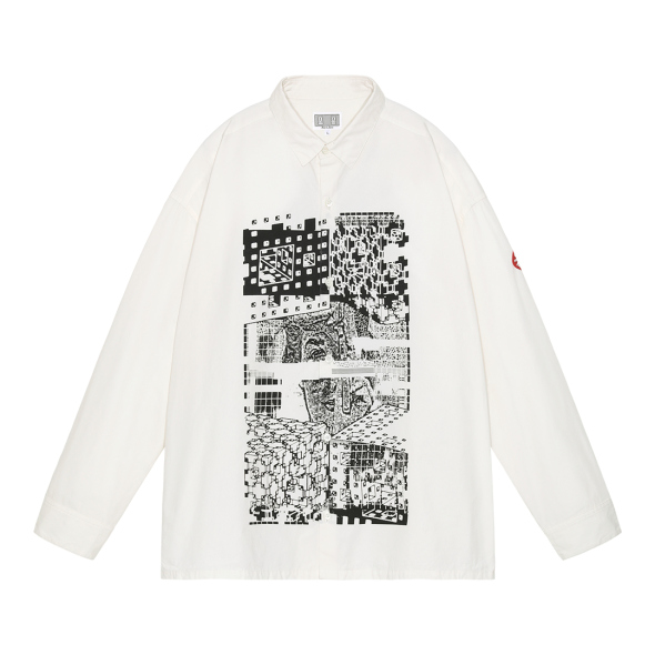 トップス C.E MD Surveyors BIG SHIRT C.E / シーイー | MD Surveyors BIG SHIRT - White | 通販