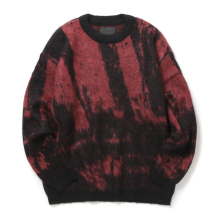 YOKE / ヨーク | JACQUARD MOHAIR SWEATER - Red