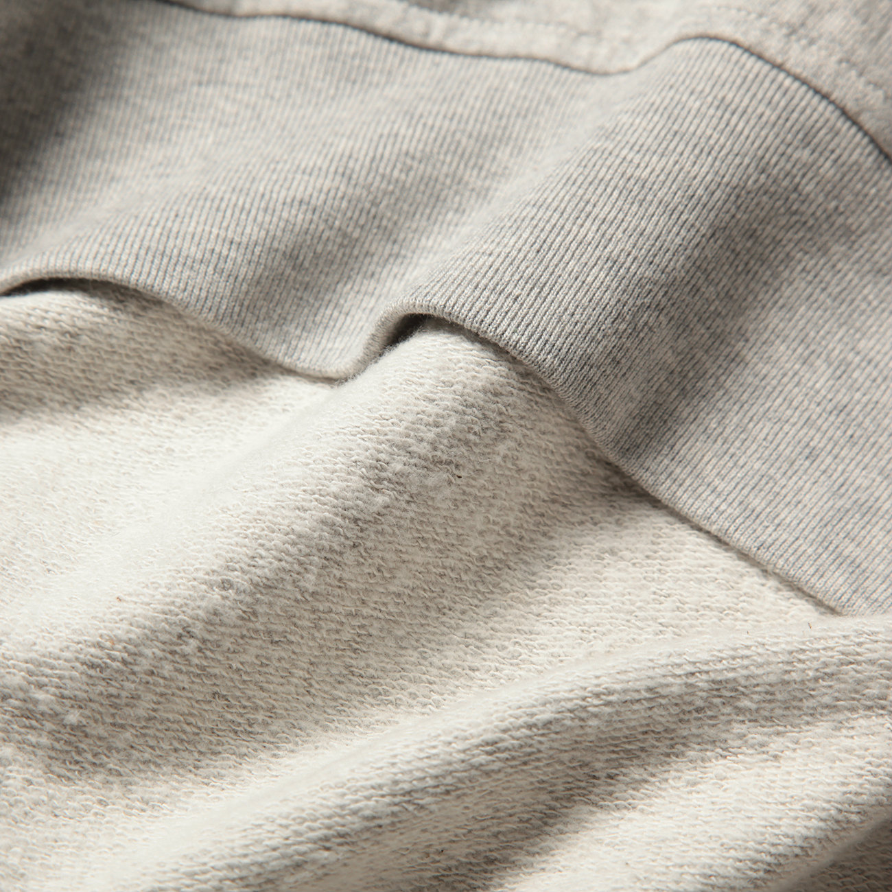 COMOLI / コモリ | インレイ起毛 長袖クルー - Heather Gray | 通販