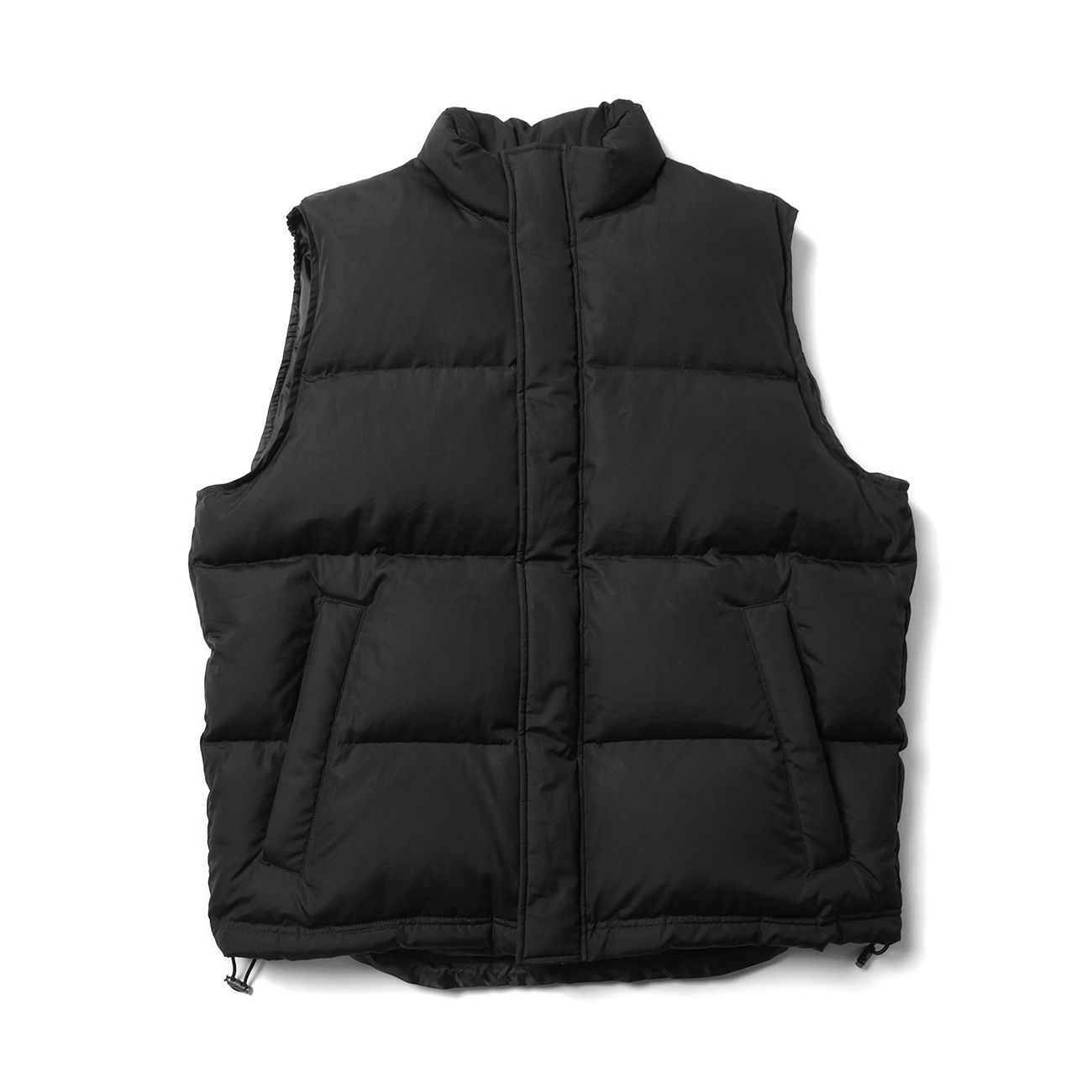 SUVIN HIGH COUNT CLOTH DOWN VEST (メンズ) - Black
