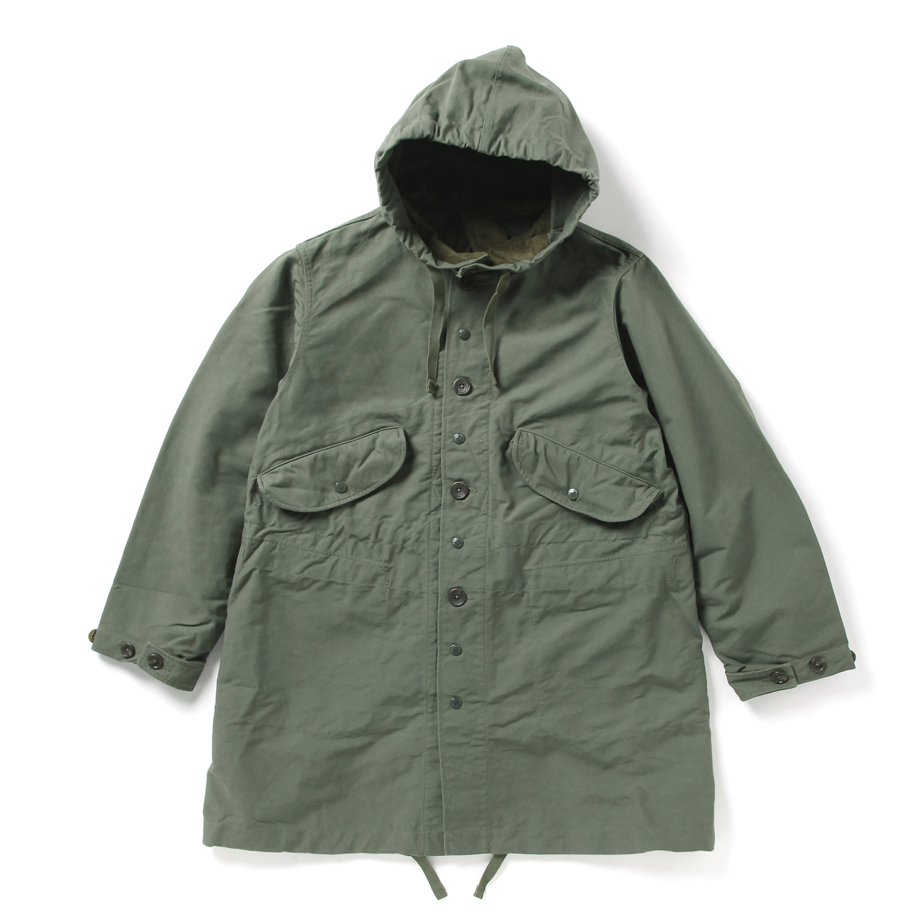 ENGINEERED GARMENTS / エンジニアドガーメンツ | Highland Parka - Cotton Double Cloth -  Olive | 通販 - 正規取扱店 | COLLECT STORE / コレクトストア