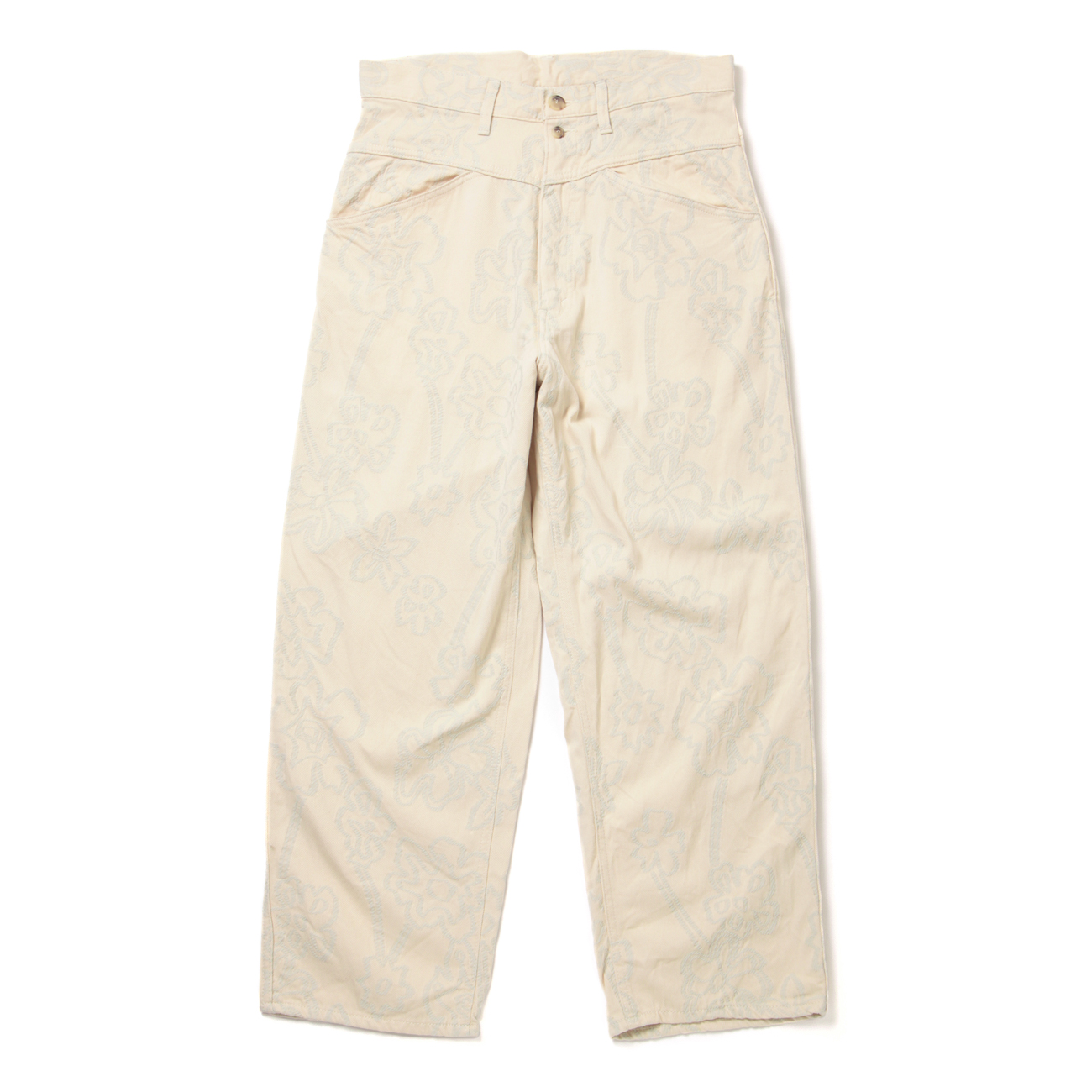 URU / ウル | CUT JACQUARD - WIDE PANTS - Ivory | 通販 - 正規取扱店