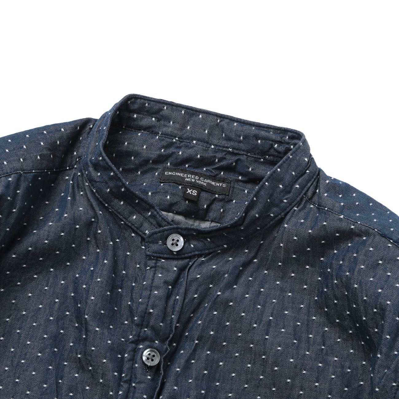ENGINEERED GARMENTS / エンジニアドガーメンツ | Banded Collar Shirt