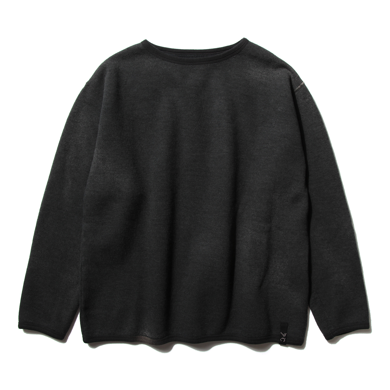 Porter Classic / ポータークラシック | WOOL SWEAT CREWNECK - Black