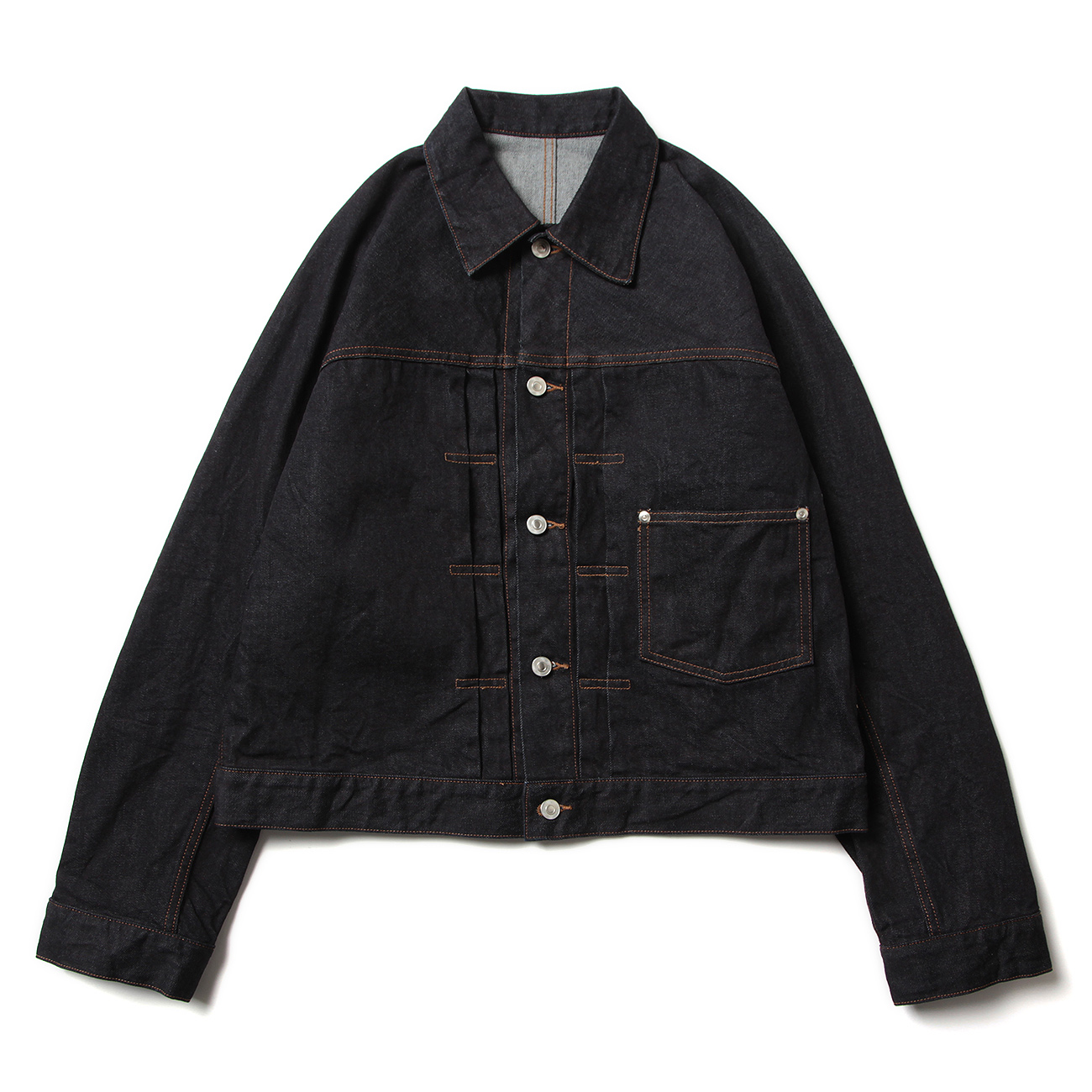 COTTON DENIM - TRUCKER JACKET TYPE A - Indigo