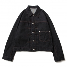 URU / ウル | COTTON DENIM - TRUCKER JACKET TYPE A - Indigo | 通販