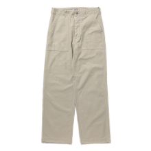 AURALEE / オーラリー | WASHED BAGGY SATIN BLEACHED BAKER PANTS (メンズ) - Dusty Ivory