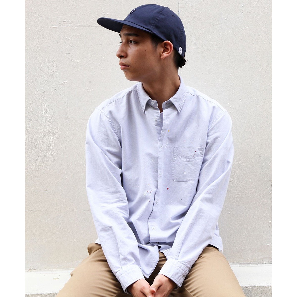 BEDWIN / ベドウィン | L/S B.D OX SHIRT FD DP 「BRIAN」 - L.Gray