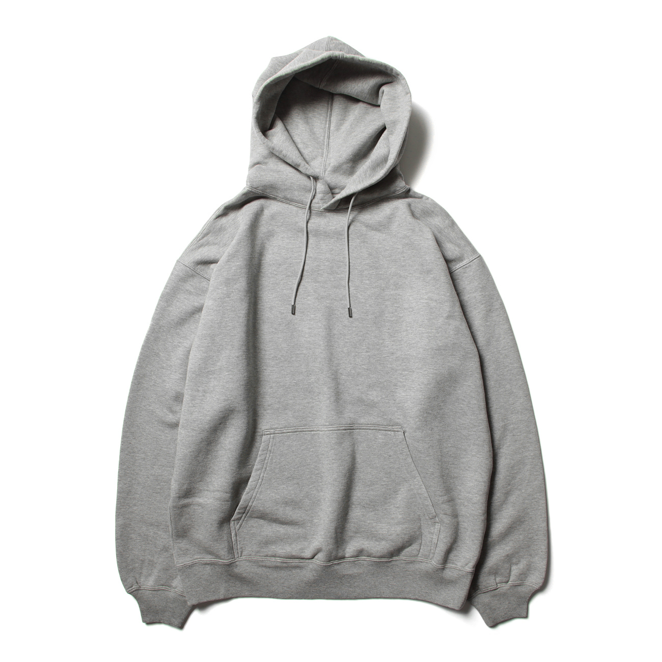 Back Side Tucked Hooded - Top Grey