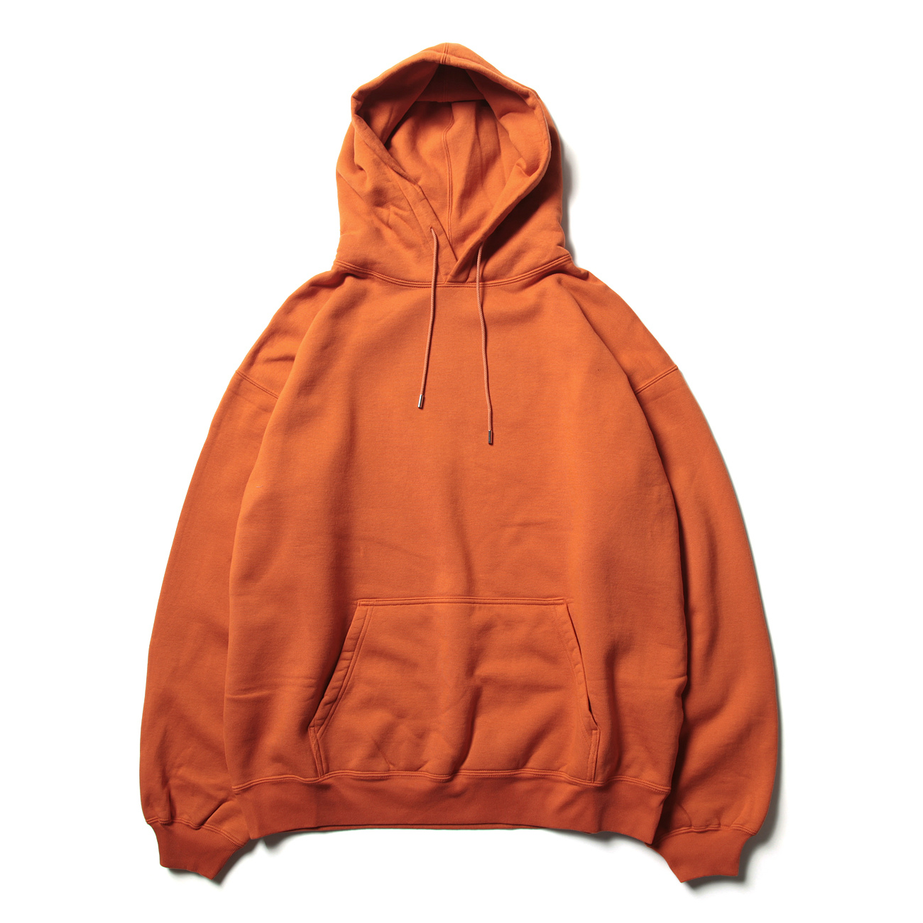 Back Side Tucked Hooded - Orange