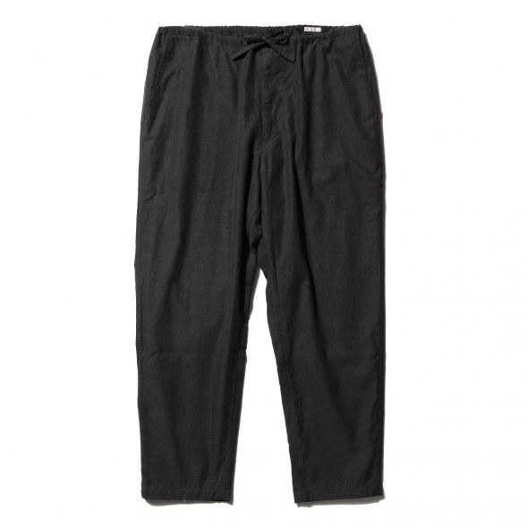 COMOLI / コモリ | コットンネル テーパードパンツ - Charcoal | 通販