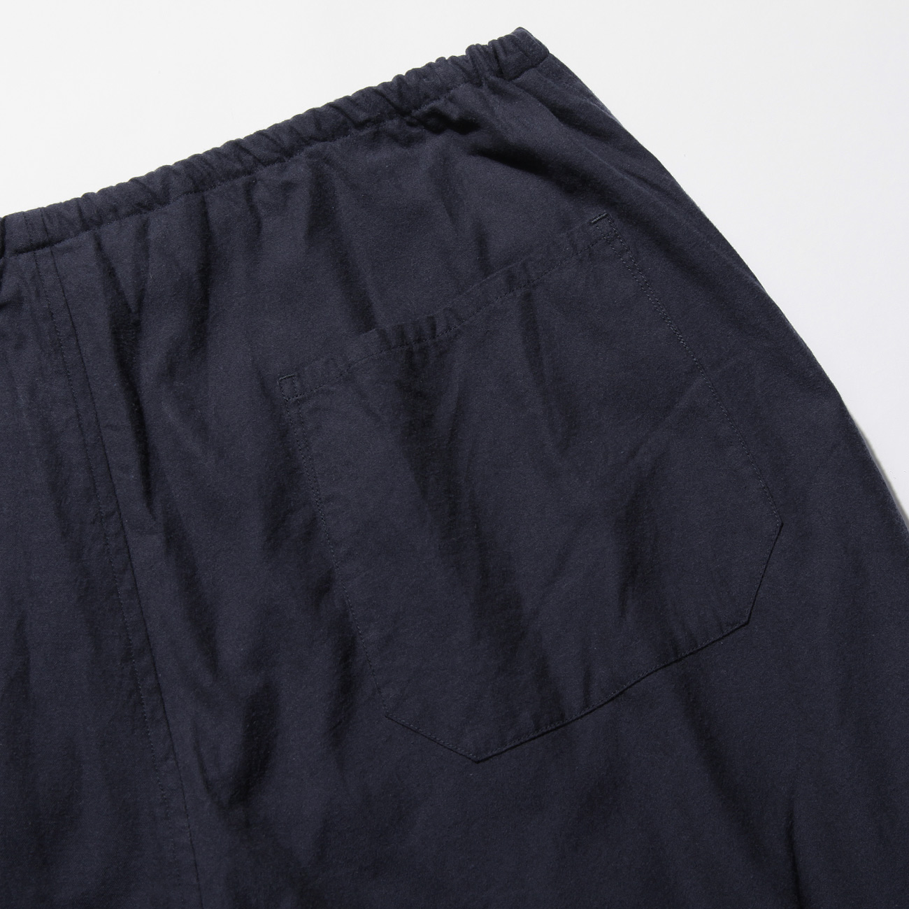 COMOLI / コモリ | コットンネル テーパードパンツ - Navy | 通販