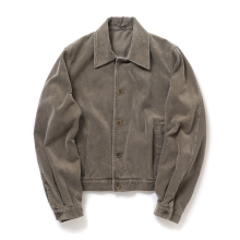 AURALEE / オーラリー | PIGMENT DYED FINX CORDUROY BLOUSON (メンズ) - Olive Brown