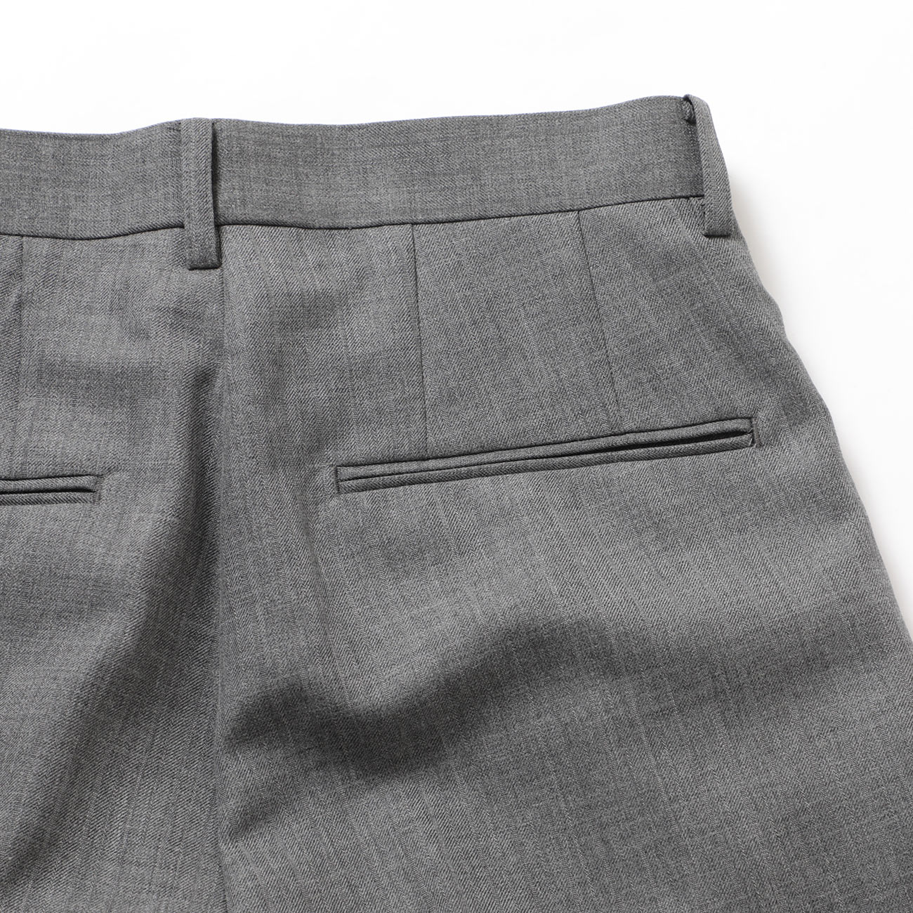 AURALEE / オーラリー | BLUEFACED WOOL TWO-TUCK SLACKS