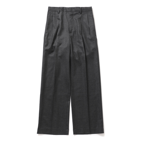 AURALEE セットアップ チャコール AURALEE / オーラリー | SUPER LIGHT WOOL TWO-TUCK SLACKS