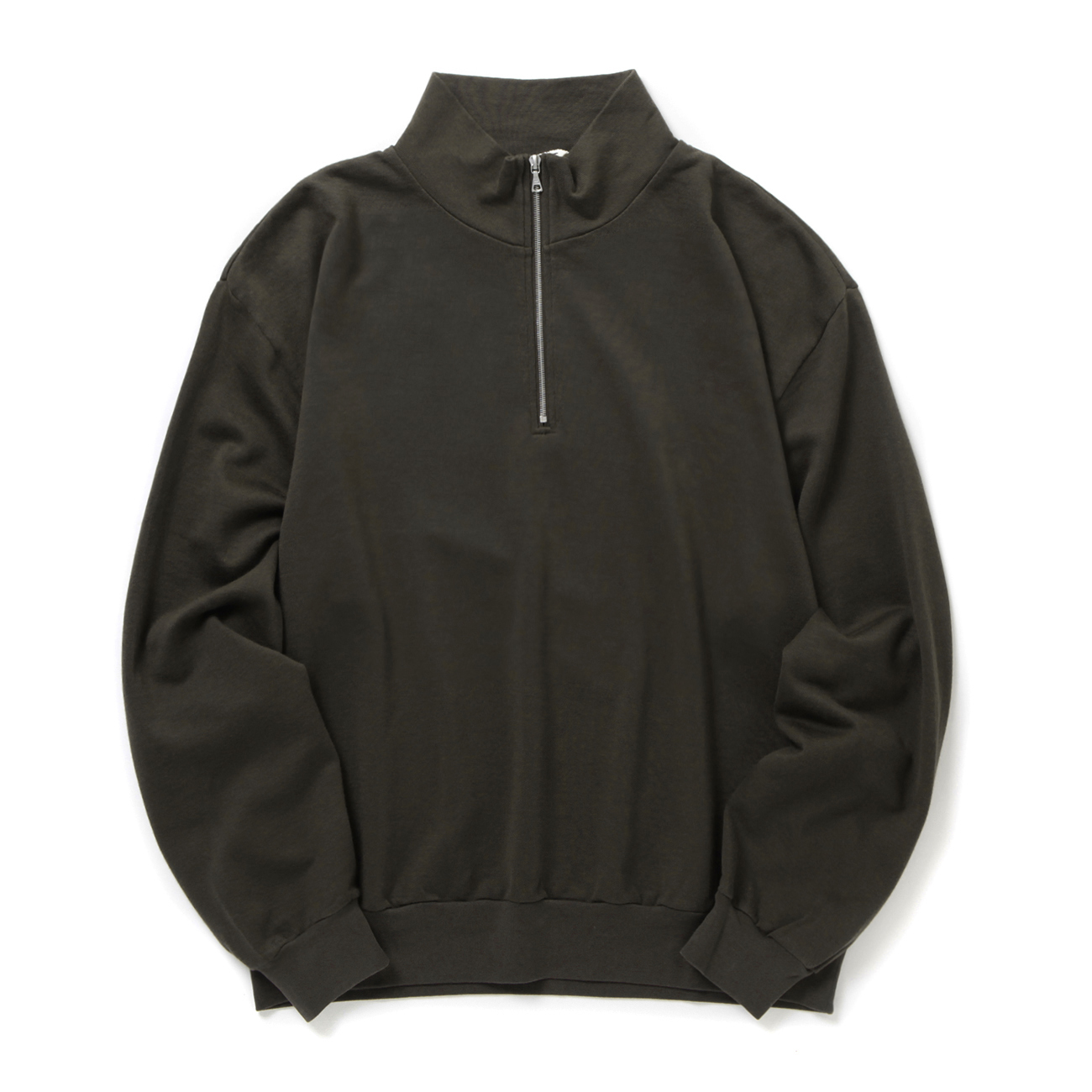 AURALEE Super High Gauge P/O ハーフジップスウェット AURALEE/オーラリー・SUPER HIGH GAUGE HALF ZIP P/O | a flat shop