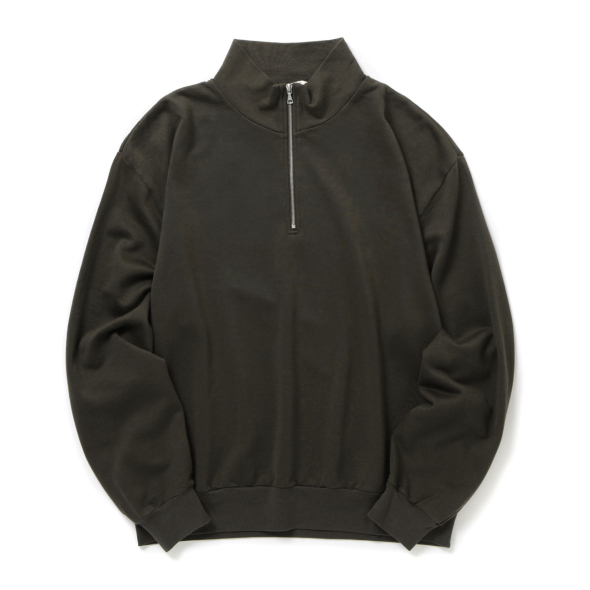 オーラリーAURALEE ハーフジップパーカー ケリーグリーン size０ オーラリーAURALEE ハーフジップパーカー ケリーグリーン size0