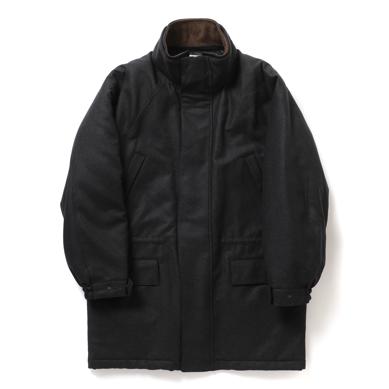 WOOL FULLING FLANNEL PADDED OVER BLOUSON