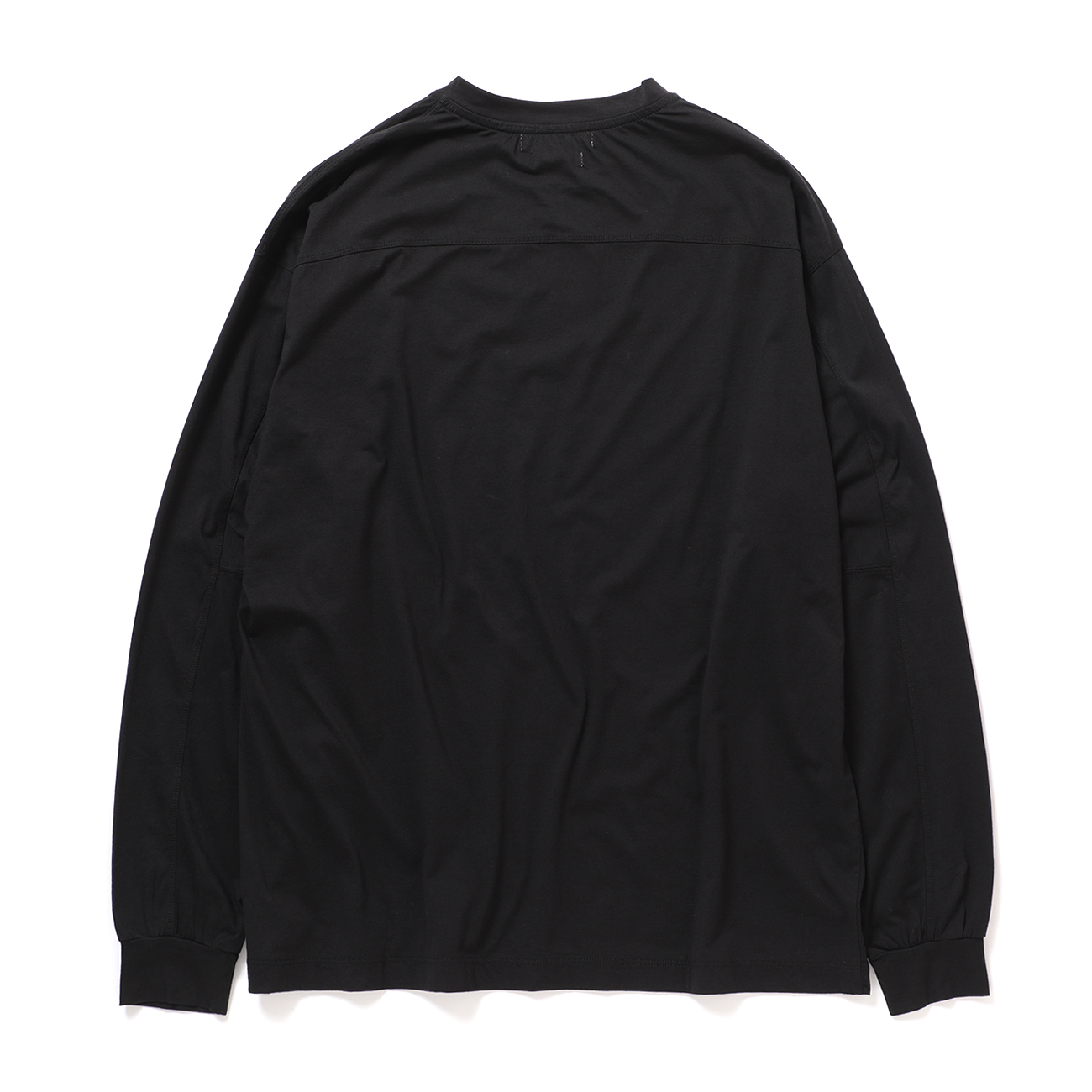YOKE / ヨーク | Suvin Cotton YOKE T-shirt Long Sleeves - Black