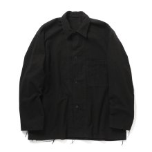 COMOLI / コモリ | コットンネル シャツジャケット - Black