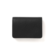 forme / フォルメ | Short wallet / 表革 Sealskin#Black 内装革 DOUBLE#Brown