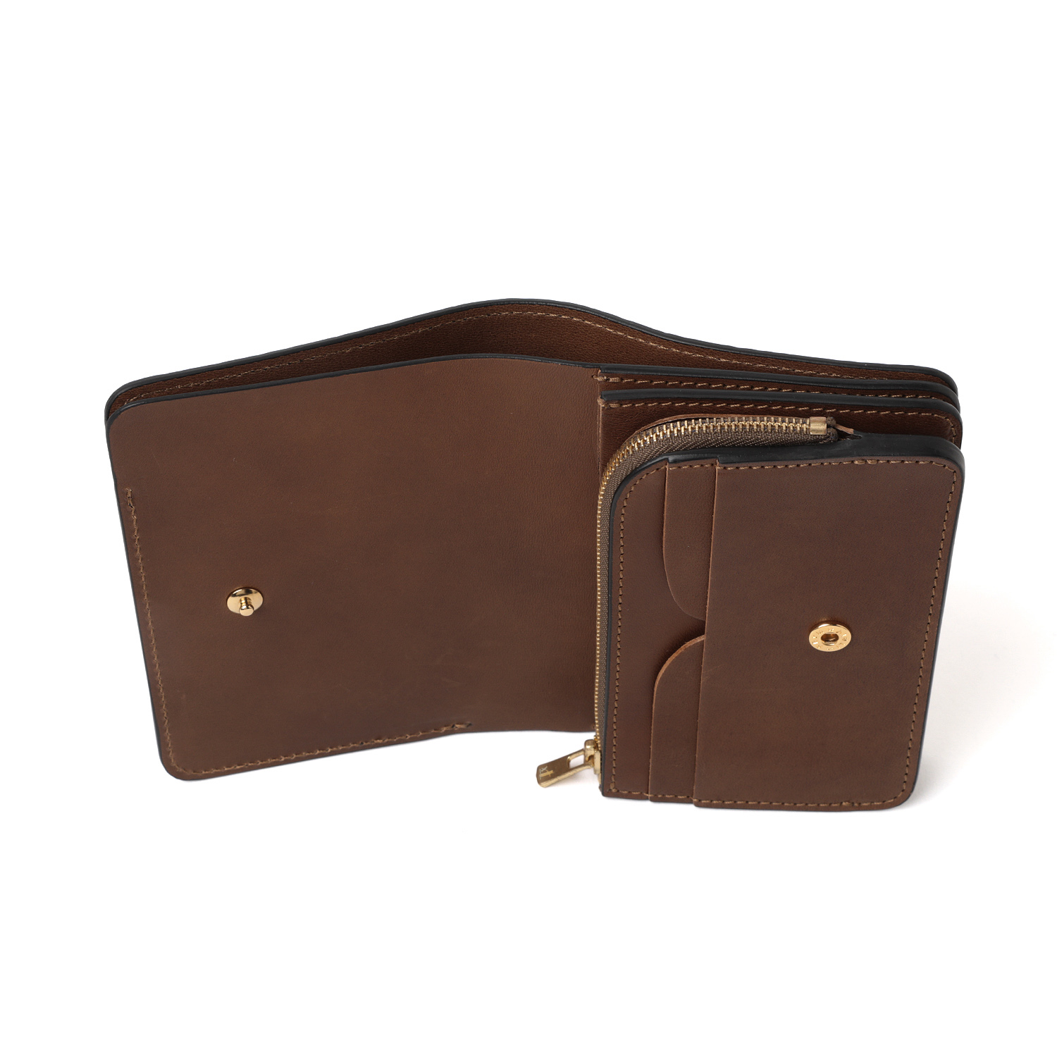 forme / フォルメ | Short wallet / 表革 Sealskin#Black 内装革