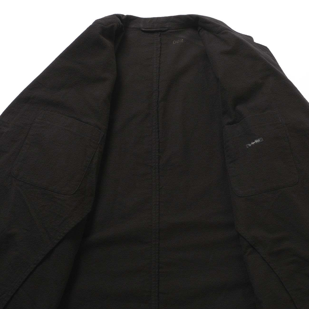 COMOLI / コモリ | コットンネル ジャケット - Black | 通販 - 正規