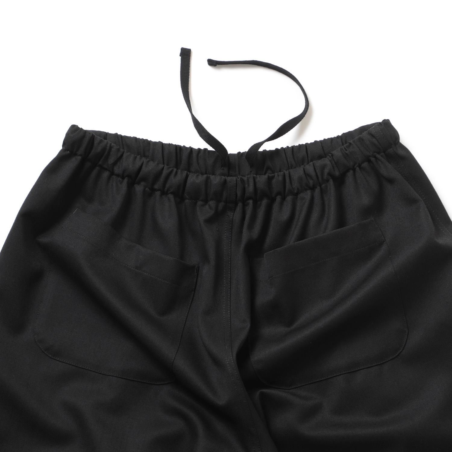 holk / ホーク | kang fu pants / 72 wool gabardine - Black | 通販