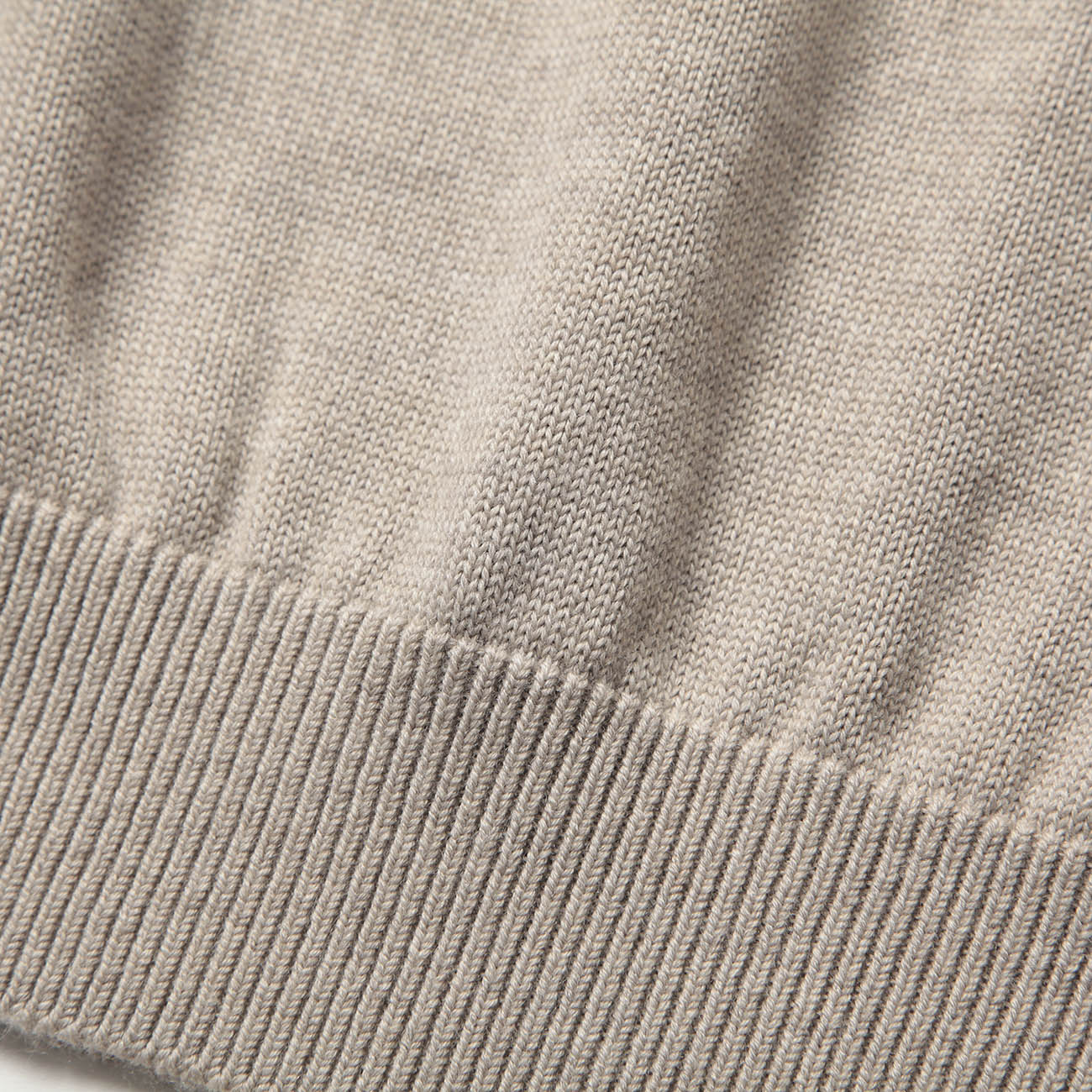 BATONER / バトナー | AGING WOOL CREW NECK (メンズ) - Beige | 通販