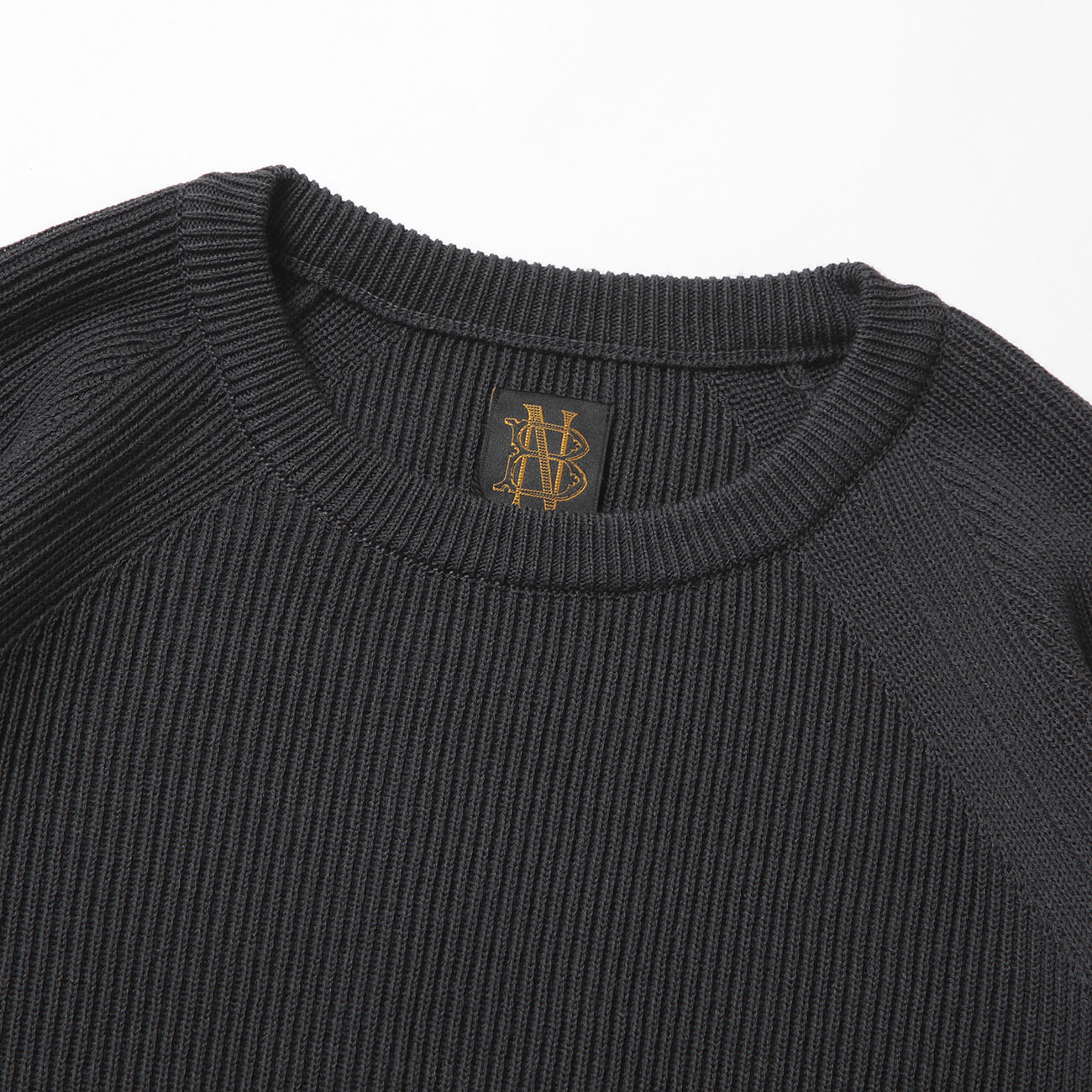BATONER / バトナー | HYPER TWIST WOOL RIB CREW NECK