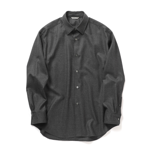 AURALEE SUPER LIGHT WOOL SHIRTS オーラリー　黒 AURALEE / オーラリー | SUPER LIGHT WOOL SHIRTS (メンズ
