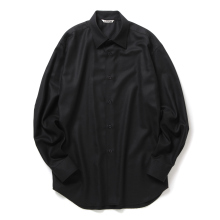 AURALEE / オーラリー | SUPER LIGHT WOOL SHIRT (レディース) - Black