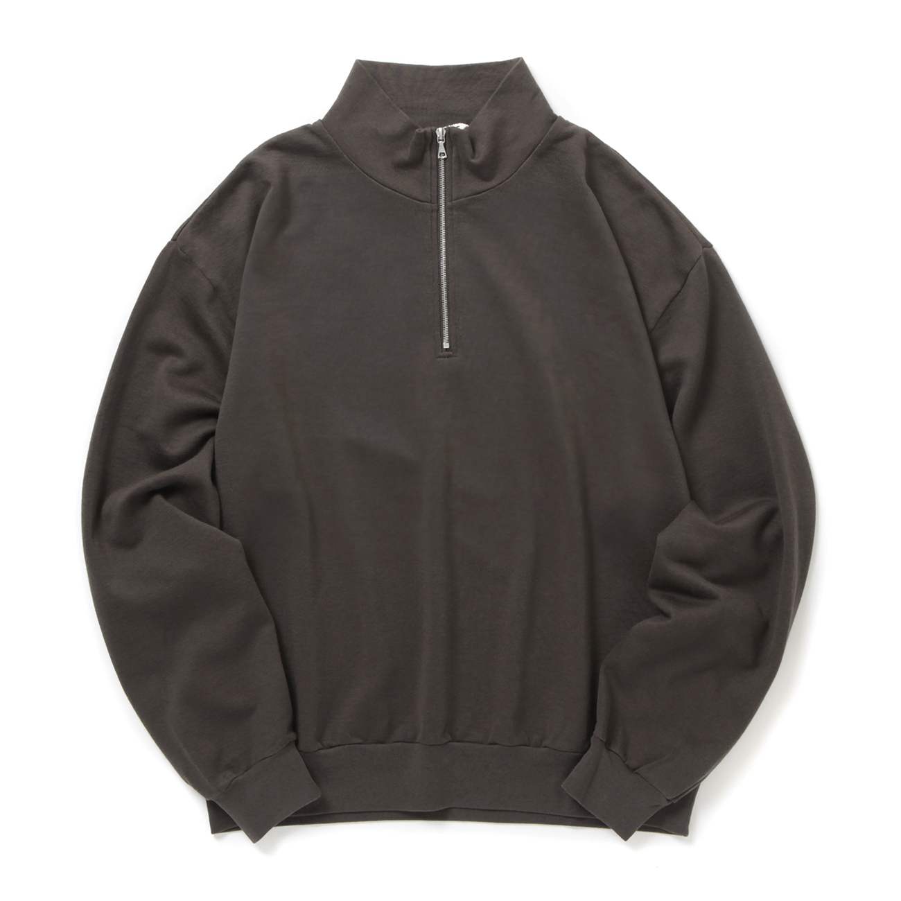 AURALEE / オーラリー | SUPER HIGH GAUGE SWEAT HALF ZIP P/O (レディース) - Dark Brown  | 通販 - 正規取扱店 | COLLECT STORE / コレクトストア