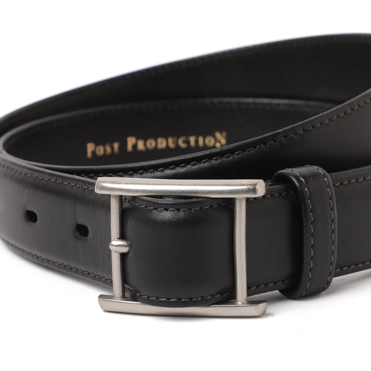 Post Production / ポストプロダクション | Dress-Belt / Calf - Black