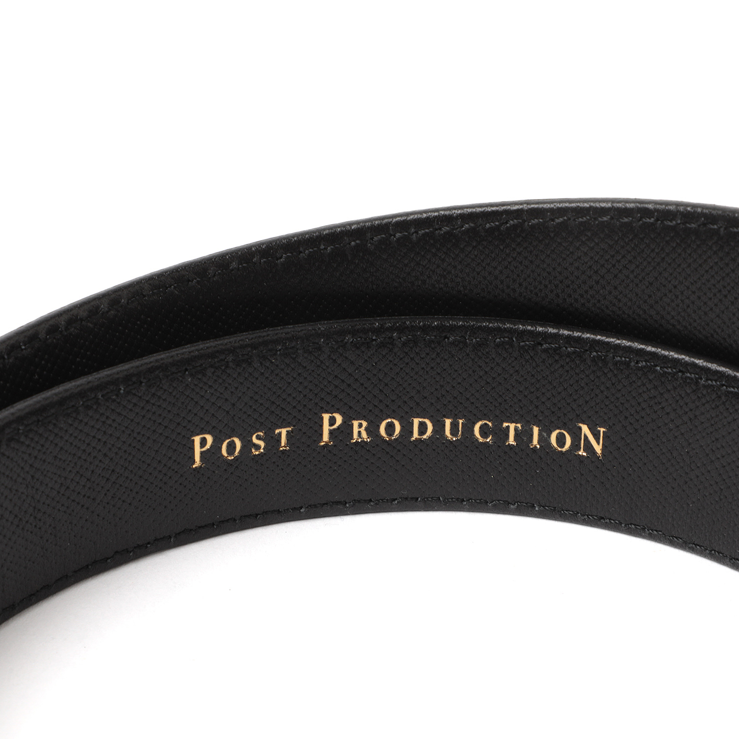 Post Production / ポストプロダクション | Dress-Belt / Calf - Black
