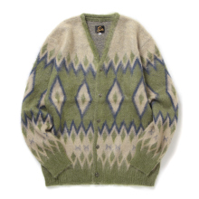 Needles / ニードルズ | Mohair Cardigan - Diamond - Olive