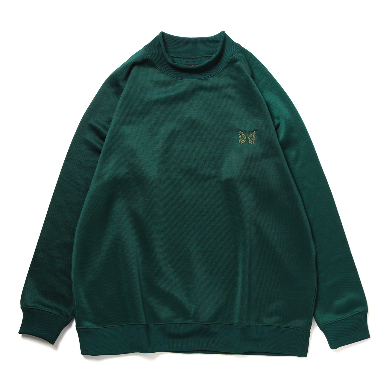 Needles / ニードルズ | L/S Mock Neck Tee - C/PE Bright Jersey