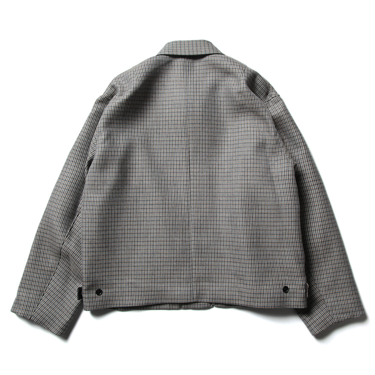 AURALEE / オーラリー | DOUBLE FACE CHECK ZIP BLOUSON (メンズ