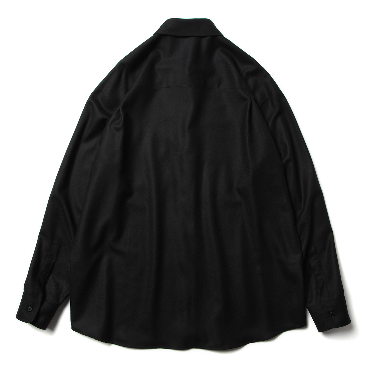 AURALEE / オーラリー | SUPER LIGHT WOOL SHIRTS - Black