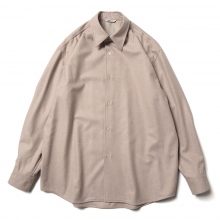 AURALEE / オーラリー | WOOL FULLING FLANNEL SHIRTS (メンズ) - Top Light Pink | 通販 -  正規取扱店 | COLLECT STORE / コレクトストア