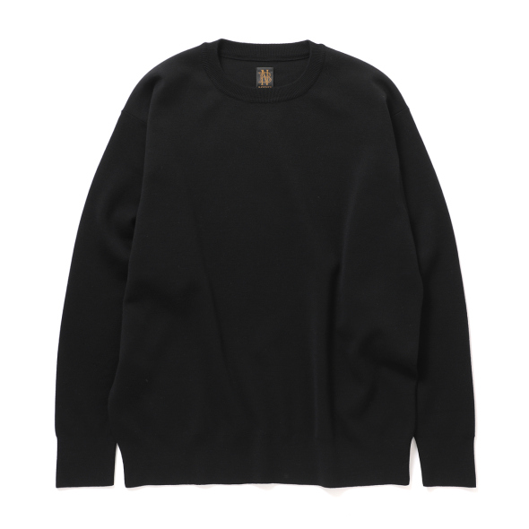 BATONER / バトナー | 32G SMOOTH WOOL CLASSIC CREW NECK (メンズ