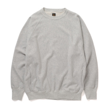 BATONER / バトナー | MELANGE COLOR JUMBERCA URAKE CREW NECK (メンズ) - Gray