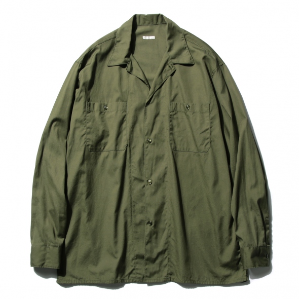 COMOLI / コモリ | OD オープンカラーシャツ - Olive | 通販 - 正規取扱 