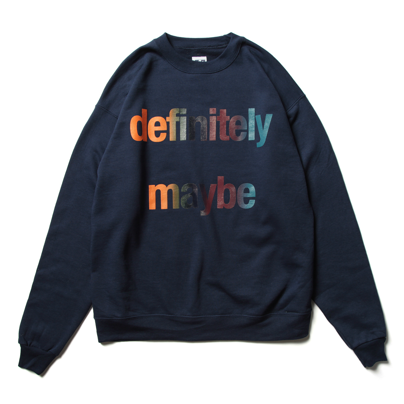 AiE / エーアイイー | Printed Crew - Def Maybe - Navy | 通販 - 正規取扱店 | COLLECT STORE  / コレクトストア