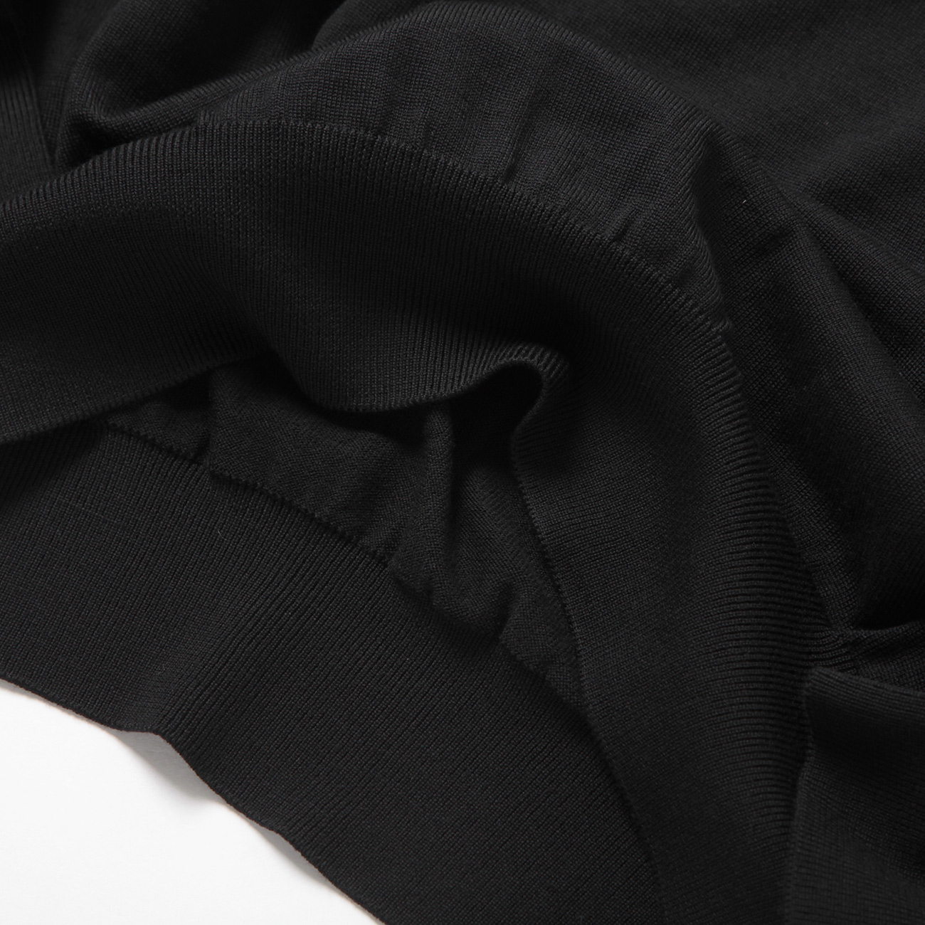 BATONER / バトナー | BABY WOOL CREW NECK (メンズ) - Black | 通販