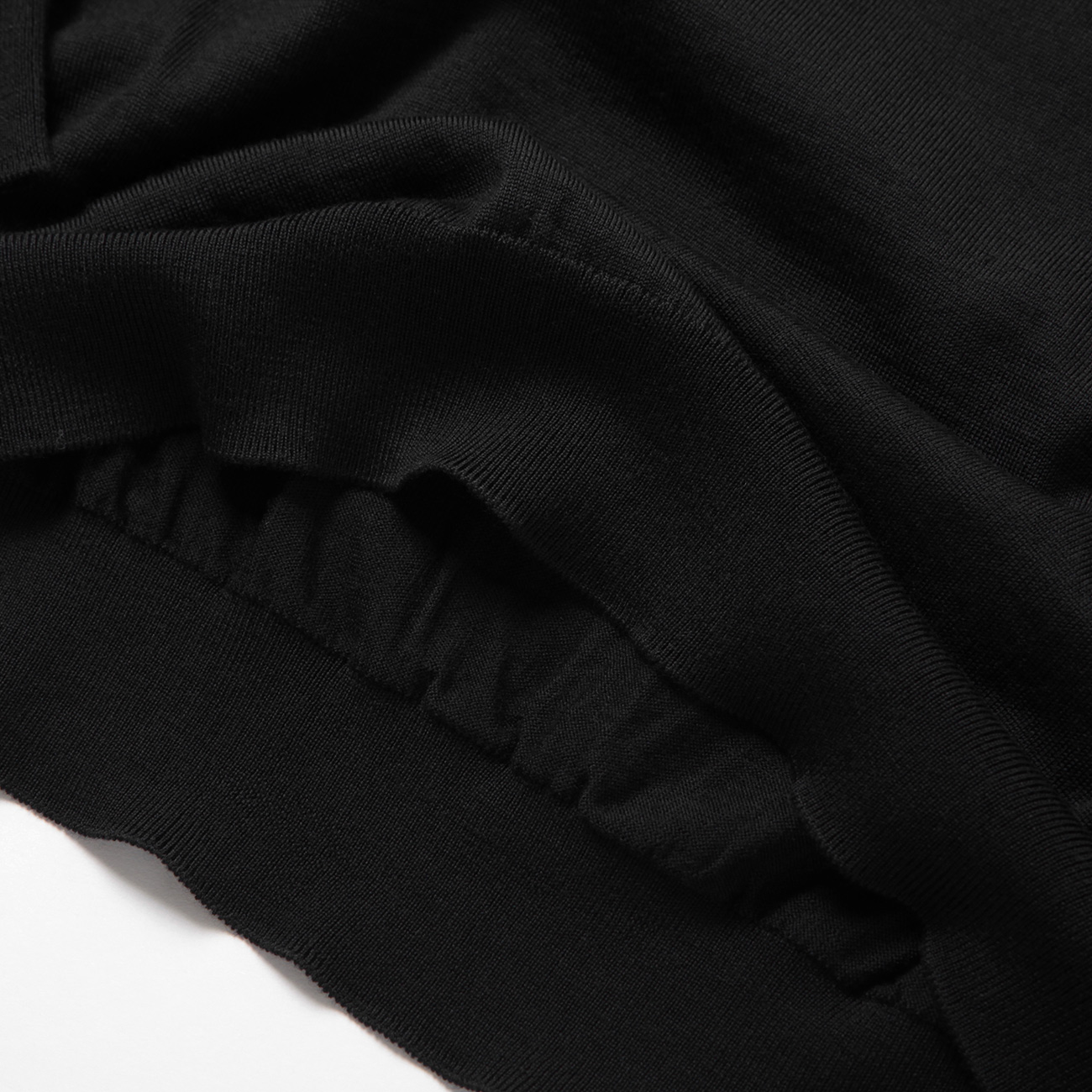 BATONER / バトナー | HIGH GAUGE CREW NECK (メンズ) - Black | 通販