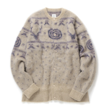 South2 West8 / サウスツーウエストエイト | Loose Fit Crew Neck Cardigan - S2W8 Nordic - Beige