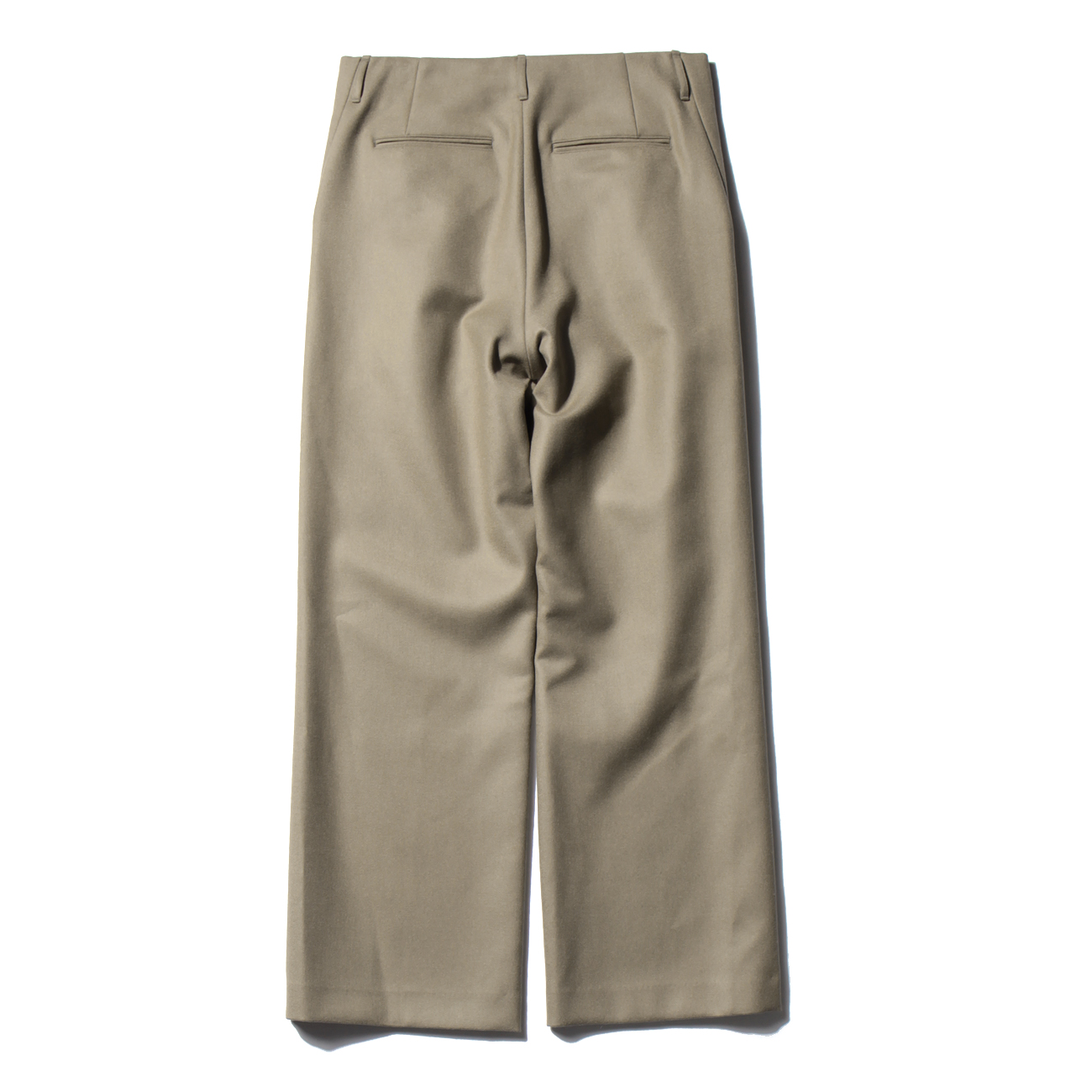 AURALEE / オーラリー | LIGHT MELTON WIDE SLACKS (メンズ) - Gray