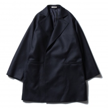AURALEE LIGHT MELTON OVER COAT オーラリー Auralee Light Melton Jacket Top Charcoal – Neighbour